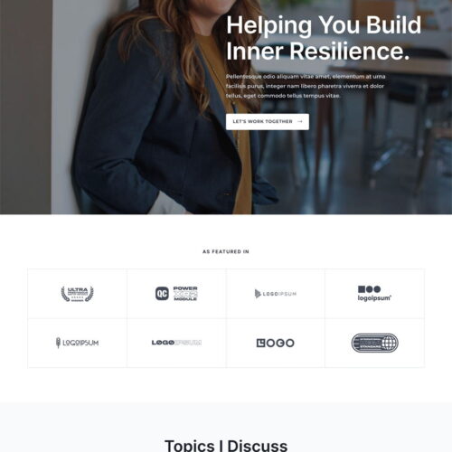 Бизнес-коучинг и консалтинг, разработка сайта цена