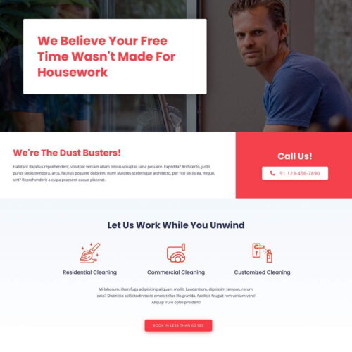 Создание сайта по оказанию услуг.