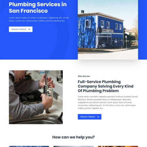 Местный бизнес. Разработка мобильного сайта